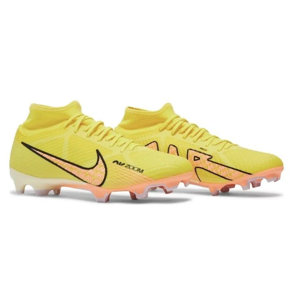 Nike Air Zoom Superfly 9 Academy FG Yellow Lucent Pack DJ5625-780 Men's Size 10 - Picture 4 of 11